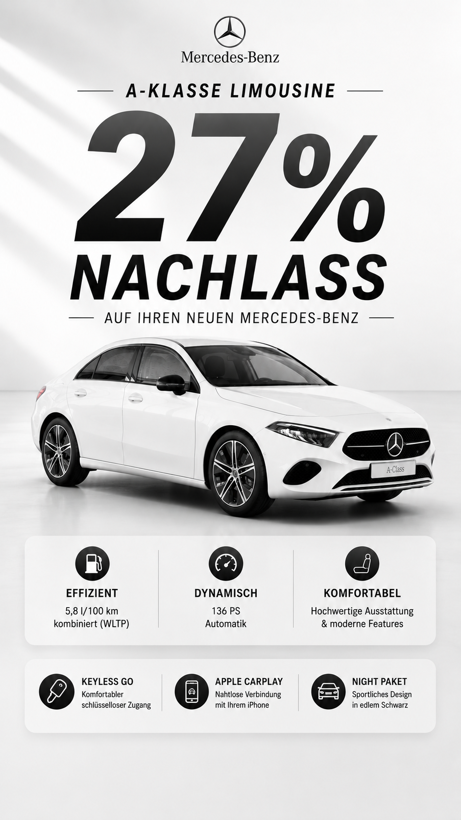 Mercedes-Benz A 180 Limousine Angebot